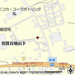 秋田県大館市岩瀬上軽石野51周辺の地図