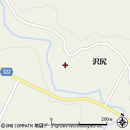 秋田県山本郡藤里町藤琴石川原平周辺の地図