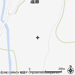 青森県田子町（三戸郡）遠瀬（向川原）周辺の地図