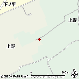 秋田県鹿角市十和田岡田上野27周辺の地図