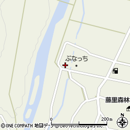 藤里町役場　町総合福祉センター周辺の地図