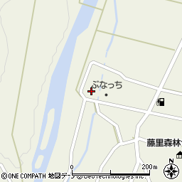 藤里町役場　生活支援ハウス周辺の地図