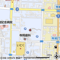 秋北航空サービス株式会社大館営業所周辺の地図