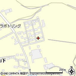 秋田県大館市岩瀬上軽石野38-48周辺の地図