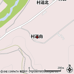 秋田県大館市東村道南周辺の地図