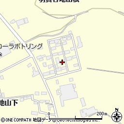 秋田県大館市岩瀬上軽石野38-41周辺の地図