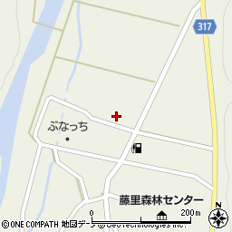 社会福祉法人藤里町社会福祉協議会　くまげら館周辺の地図