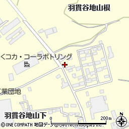 秋田県大館市岩瀬上軽石野38-63周辺の地図