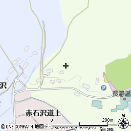 秋田県大館市沼館長瀞周辺の地図