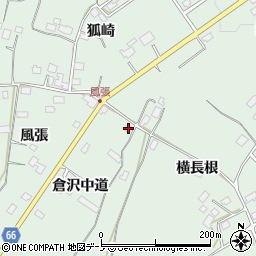 秋田県鹿角市十和田大湯倉沢中道10周辺の地図
