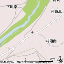 秋田県大館市東村道北周辺の地図