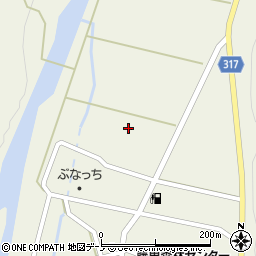 秋田県藤里町（山本郡）藤琴（三ツ谷脇）周辺の地図