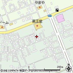 秋田県大館市観音堂439-6周辺の地図