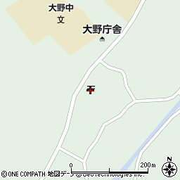 大野郵便局 ＡＴＭ周辺の地図