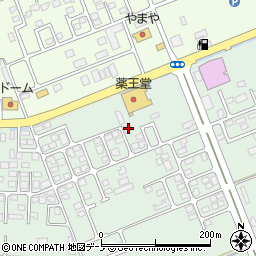 秋田県大館市観音堂439-5周辺の地図