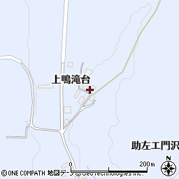 秋田県大館市川口（下鳴滝沢）周辺の地図