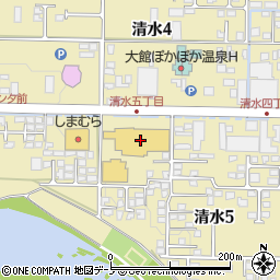 秋田トヨタ自動車大館店周辺の地図