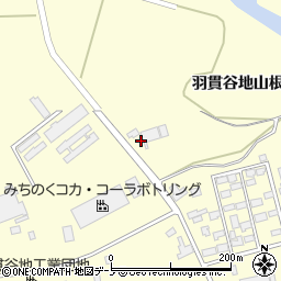 秋田県大館市岩瀬羽貫谷地山根32周辺の地図