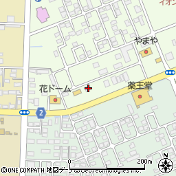 秋田県大館市大田面397-1周辺の地図