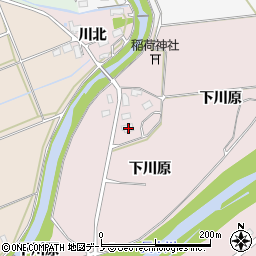 秋田県大館市東二ツ屋47-2周辺の地図