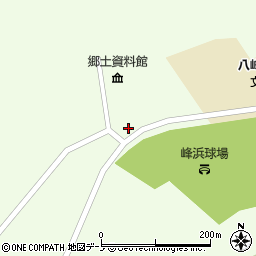 秋田県八峰町（山本郡）峰浜田中（野田沢）周辺の地図