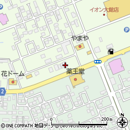 秋田県大館市大田面393周辺の地図