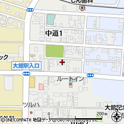 赤から 大館店周辺の地図