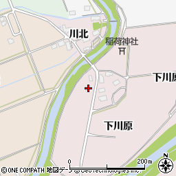 秋田県大館市東二ツ屋37周辺の地図