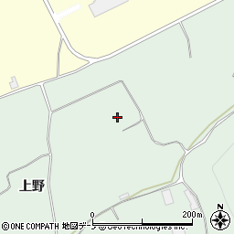 秋田県鹿角市十和田大湯上野周辺の地図