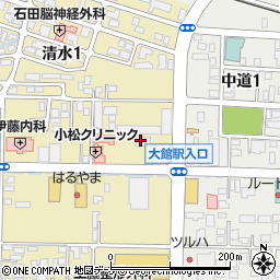 株式会社東北日立大館支店周辺の地図