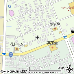 秋田県大館市大田面381周辺の地図
