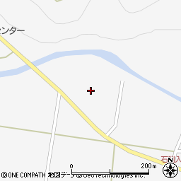 秋田県大館市雪沢中蕷ケ岱周辺の地図