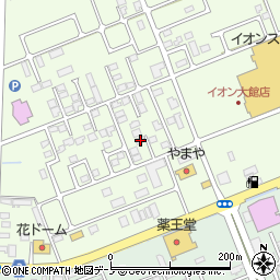 秋田県大館市大田面362周辺の地図