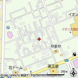 秋田県大館市大田面346-9周辺の地図