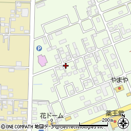 秋田県大館市大田面352周辺の地図