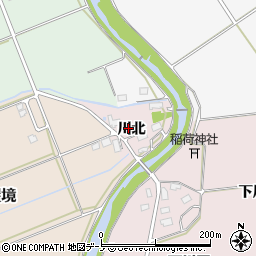秋田県大館市東川北31周辺の地図