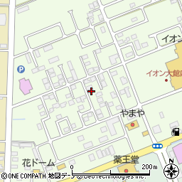 秋田県大館市大田面346-10周辺の地図