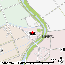 秋田県大館市東川北32周辺の地図