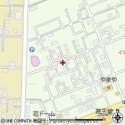 秋田県大館市大田面周辺の地図