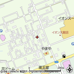秋田県大館市大田面345周辺の地図