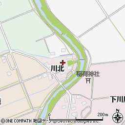 秋田県大館市東川北周辺の地図
