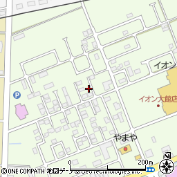 秋田県大館市大田面330-3周辺の地図