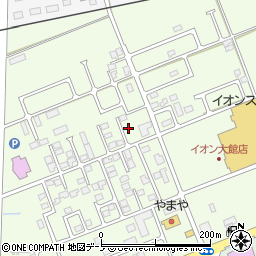 秋田県大館市大田面329-4周辺の地図