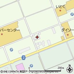 秋田県大館市大田面106周辺の地図