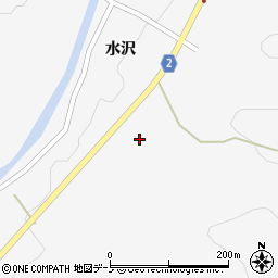 秋田県大館市雪沢水沢8周辺の地図
