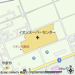 ハニーズ大館東店周辺の地図