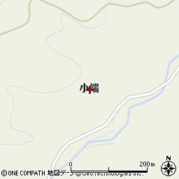 岩手県二戸市上斗米小端周辺の地図