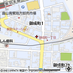 コスモ大館駅前ＳＳ周辺の地図