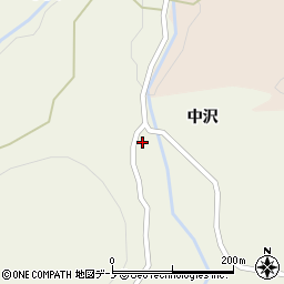 岩手県二戸市上斗米中沢19周辺の地図