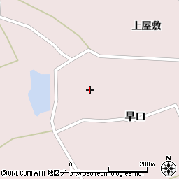 秋田県大館市早口羽立岱44周辺の地図